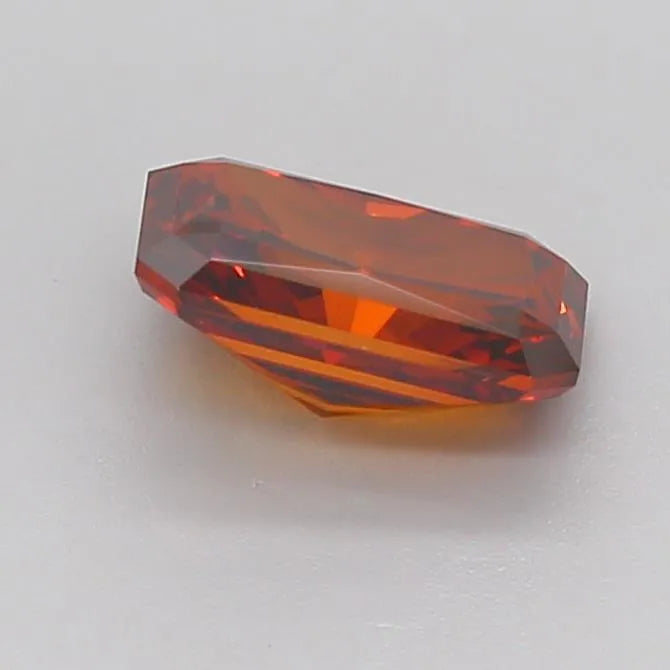 1.50ct Radiant Lab Grown Diamond (Colour Fancy Vivid Brown Orange, Clarity VS2, IGI Certified)