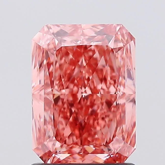 1.50ct Radiant Lab Grown Diamond (Colour Fancy Vivid Pink, Clarity VS1, IGI Certified)