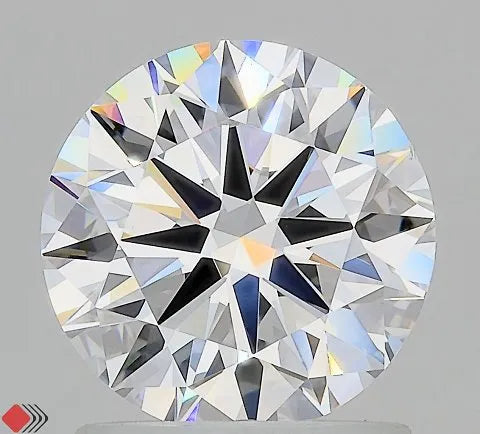 1.50ct Round Lab Grown Diamond (Colour D, Clarity VVS2, Cut EX, IGI Certified)