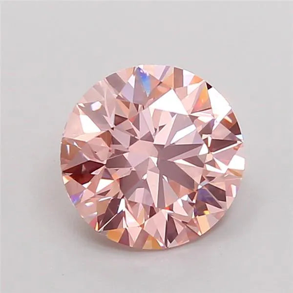 1.50ct Round Lab Grown Diamond (Colour Fancy Intense Pink, Clarity VS1, Cut ID, IGI Certified)