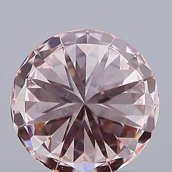 1.50ct Round Lab Grown Diamond (Colour Fancy Pink, Clarity VS1, Cut EX, IGI Certified)