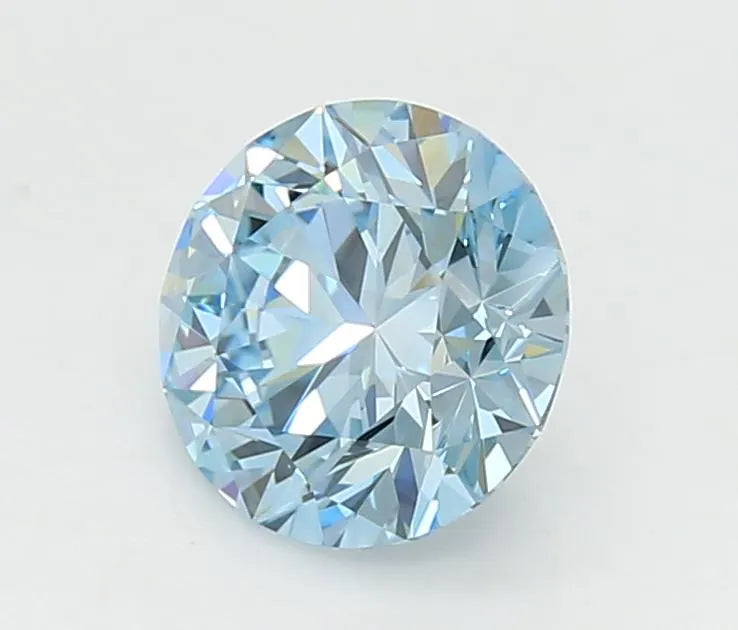 1.50ct Round Lab Grown Diamond (Colour Fancy Vivid Blue, Clarity VVS1, Cut ID, IGI Certified)