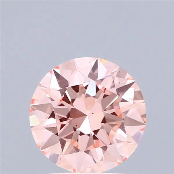 1.50ct Round Lab Grown Diamond (Colour Fancy Vivid Pink, Clarity VS2, Cut EX, IGI Certified)