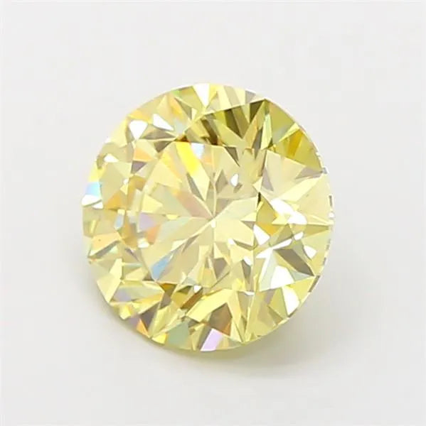 1.50ct Round Lab Grown Diamond (Colour Fancy Yellow, Clarity VS1, Cut EX, IGI Certified)
