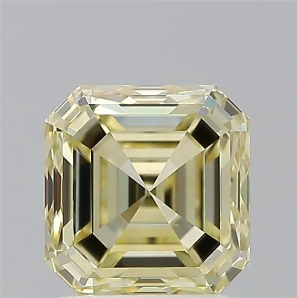 1.50ct Square emerald Natural Diamond (Colour Fancy Yellow, Clarity VS2, GIA Certified)