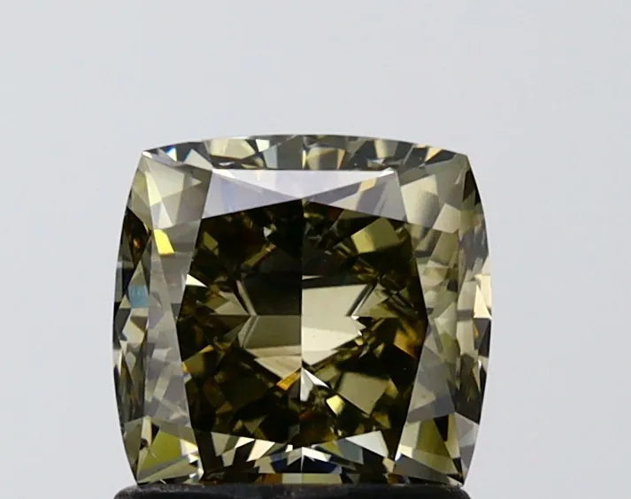 1.51ct Cushion modified Lab Grown Diamond (Colour Fancy Gray, Clarity SI1, IGI Certified)