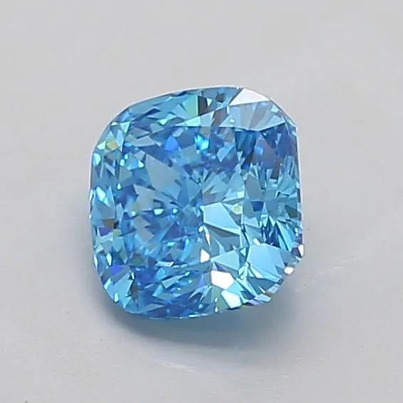 1.51ct Cushion modified Lab Grown Diamond (Colour Fancy Intense Blue, Clarity VS1, IGI Certified)