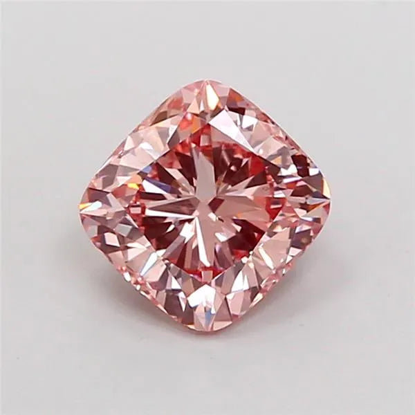 1.51ct Cushion modified Lab Grown Diamond (Colour Fancy Intense Pink, Clarity VS1, IGI Certified)