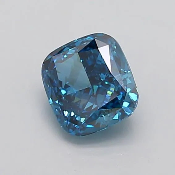 1.51ct Cushion modified Lab Grown Diamond (Colour Fancy Vivid Blue, Clarity VS1, IGI Certified)