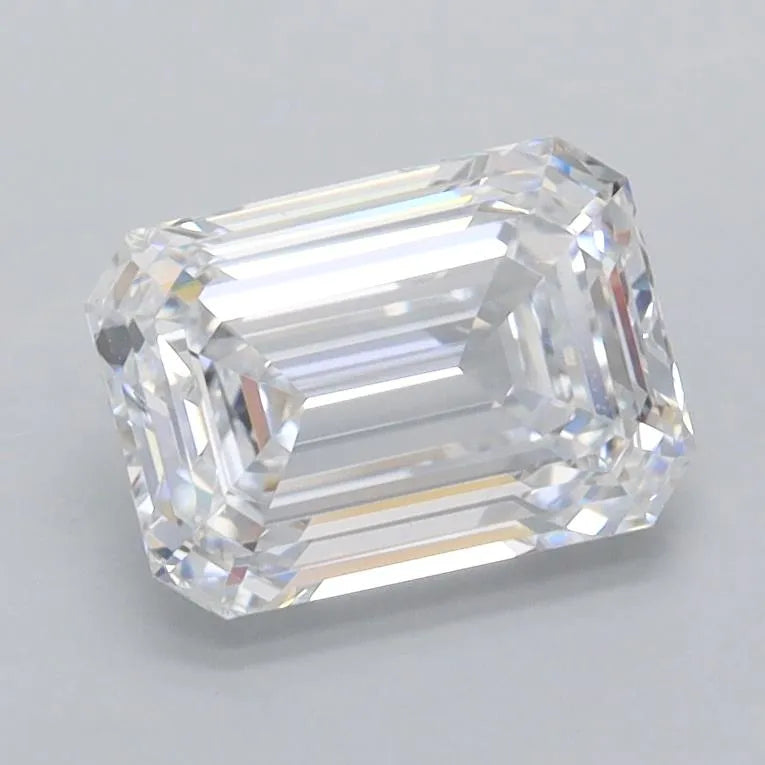 1.51ct Emerald Lab Grown Diamond (Colour D, Clarity FL, IGI Certified)
