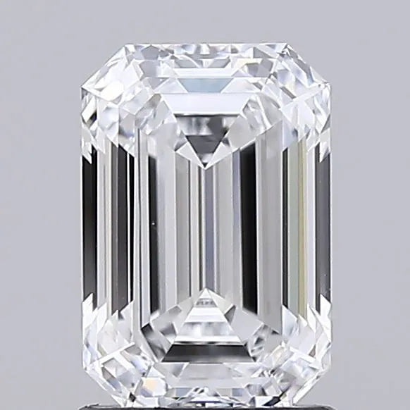 1.51ct Emerald Lab Grown Diamond (Colour D, Clarity IF, IGI Certified)