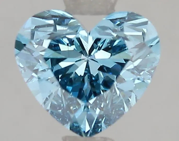 1.51ct Heart Lab Grown Diamond (Colour Fancy Vivid Blue, Clarity VS2, IGI Certified)