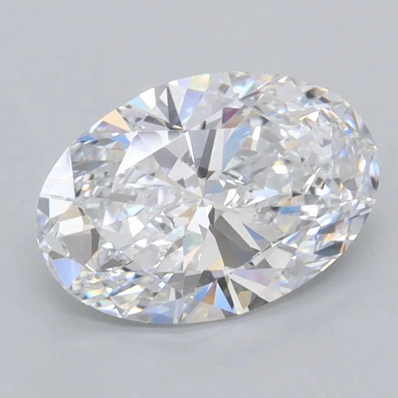 1.51ct Oval Lab Grown Diamond (Colour D, Clarity FL, IGI Certified)