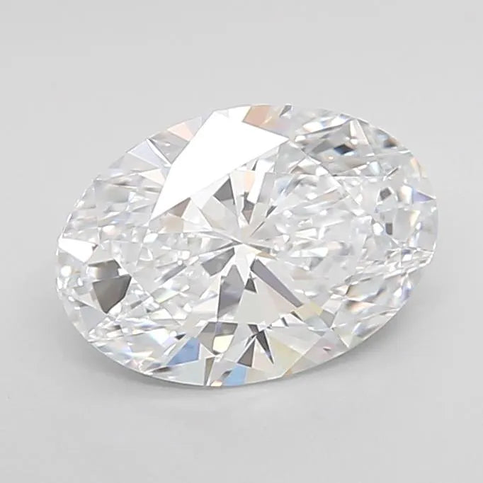 1.51ct Oval Lab Grown Diamond (Colour D, Clarity IF, Cut EX, IGI Certified)