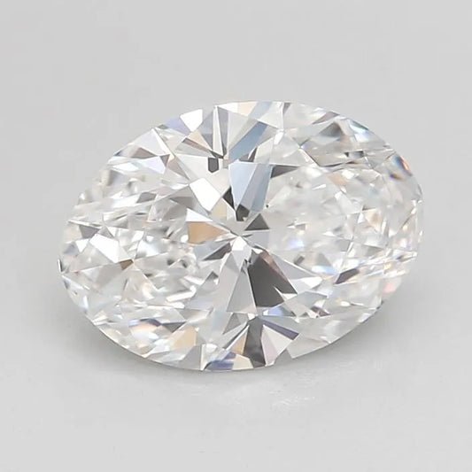 1.51ct Oval Lab Grown Diamond (Colour D, Clarity IF, Cut EX, IGI Certified)