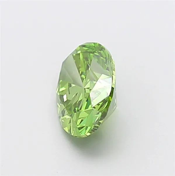 1.51ct Oval Lab Grown Diamond (Colour Fancy Vivid Green, Clarity VS1, IGI Certified)