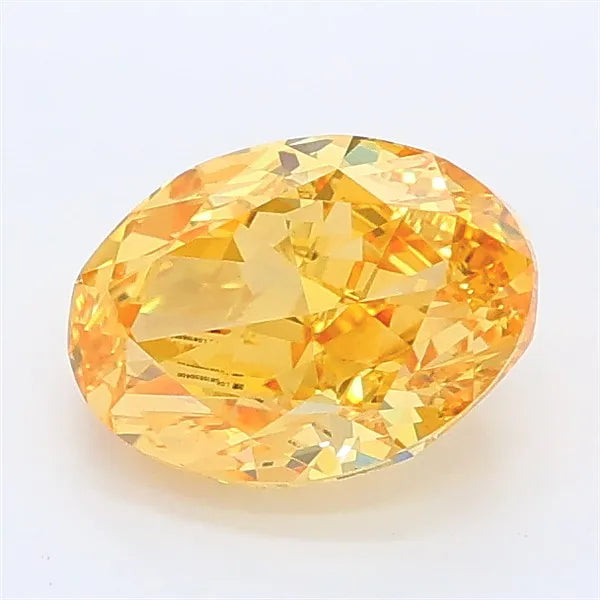 1.51ct Oval Lab Grown Diamond (Colour Fancy Vivid Yellow, Clarity VS1, IGI Certified)