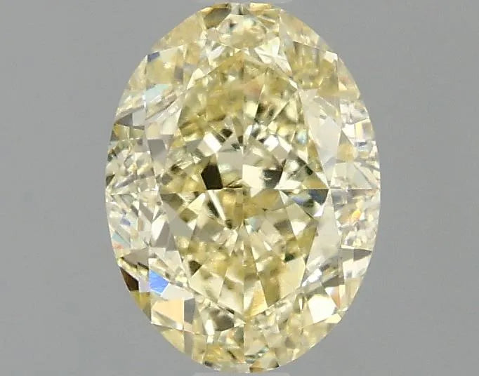 1.51ct Oval Lab Grown Diamond (Colour Fancy Yellow, Clarity VS1, IGI Certified)