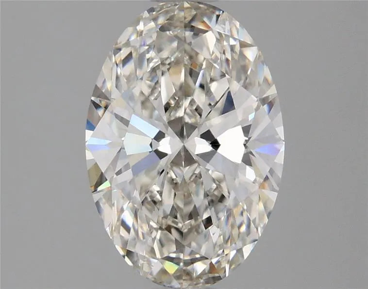 1.51ct Oval Lab Grown Diamond (Colour H, Clarity VVS2, IGI Certified)