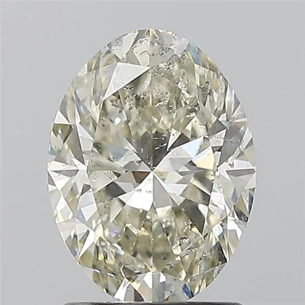 1.51ct Oval Natural Diamond (Colour J, Clarity SI2, HRD Certified)