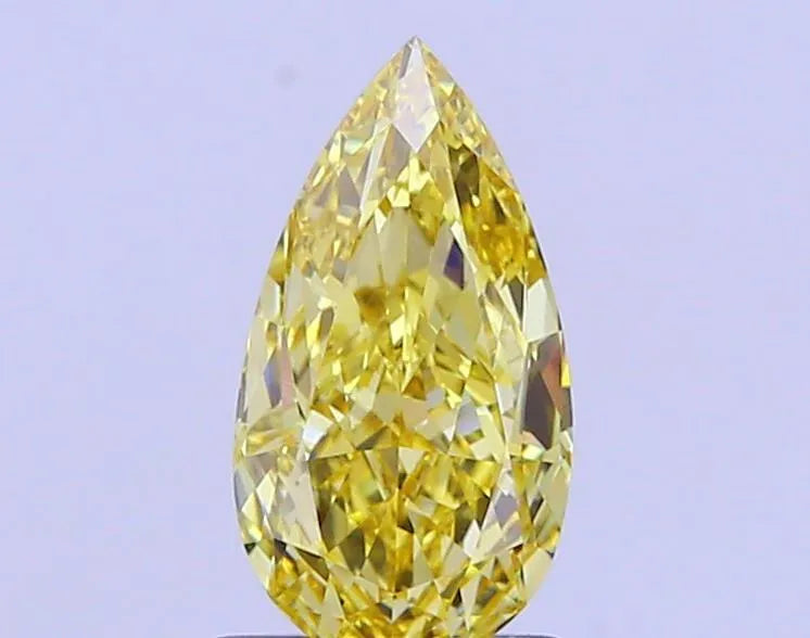 1.51ct Pear Lab Grown Diamond (Colour Fancy Intense Yellow, Clarity VVS2, IGI Certified)