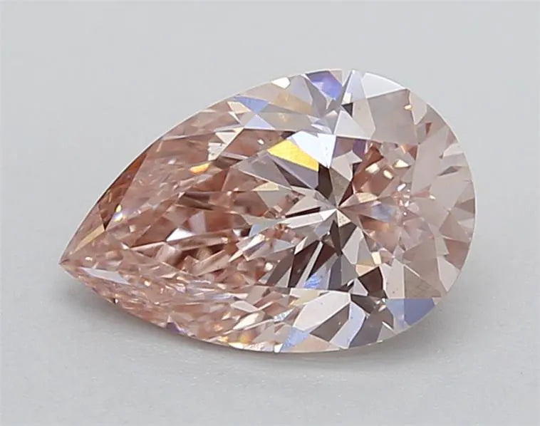 1.51ct Pear Lab Grown Diamond (Colour Fancy Pink, Clarity VS2, Cut GD, IGI Certified)