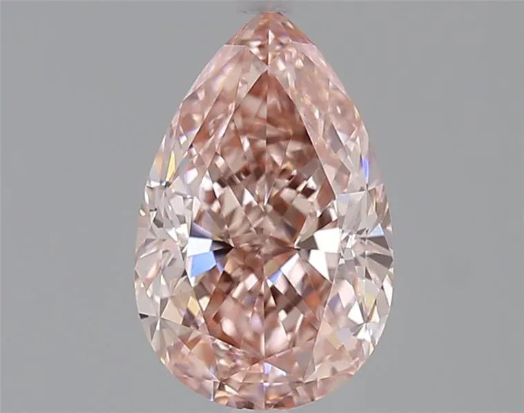 1.51ct Pear Lab Grown Diamond (Colour Fancy Vivid Pink, Clarity VS1, IGI Certified)