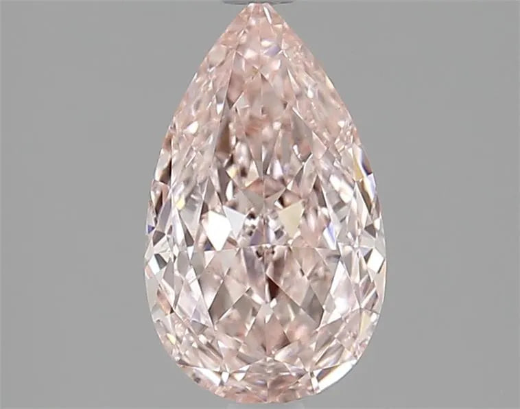 1.51ct Pear Lab Grown Diamond (Colour Fancy Vivid Pink, Clarity VVS2, IGI Certified)