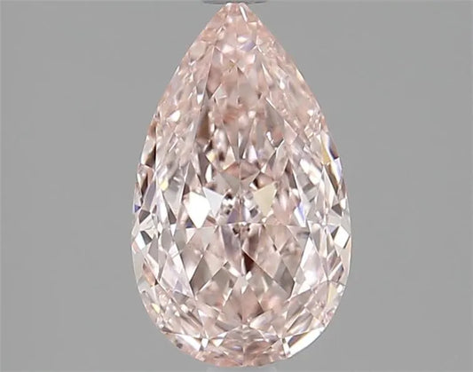 1.51ct Pear Lab Grown Diamond (Colour Fancy Vivid Pink, Clarity VVS2, IGI Certified)