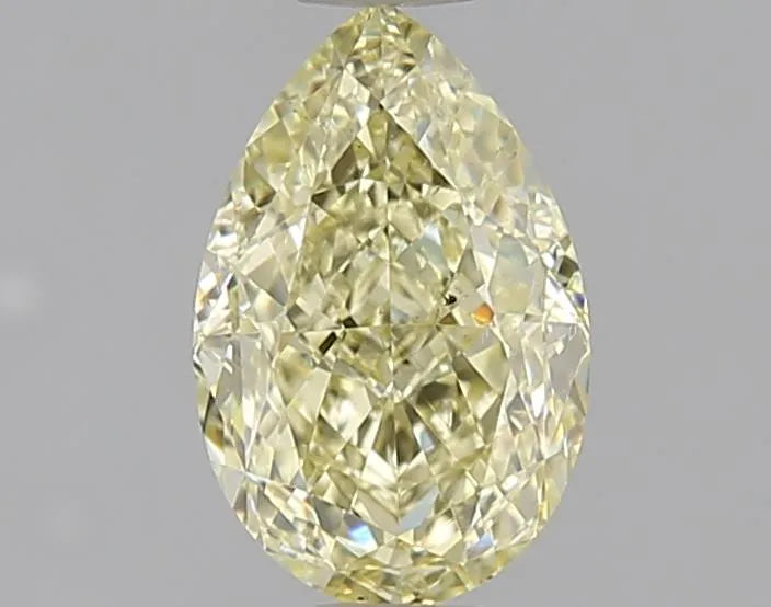 1.51ct Pear Natural Diamond (Colour Fancy Light Yellow, Clarity VS2, GIA Certified)