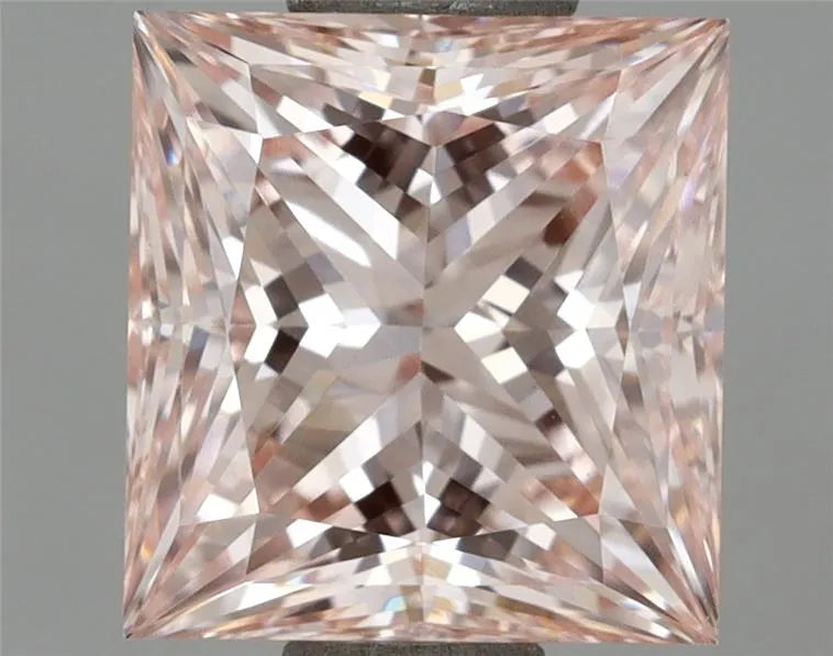 1.51ct Princess Lab Grown Diamond (Colour Fancy Pink, Clarity VVS2, IGI Certified)