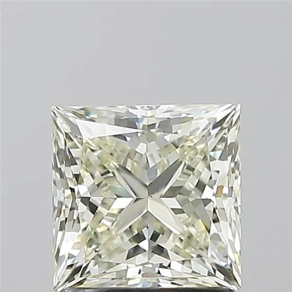 1.51ct Princess Natural Diamond (Colour K, Clarity VS2, HRD Certified)