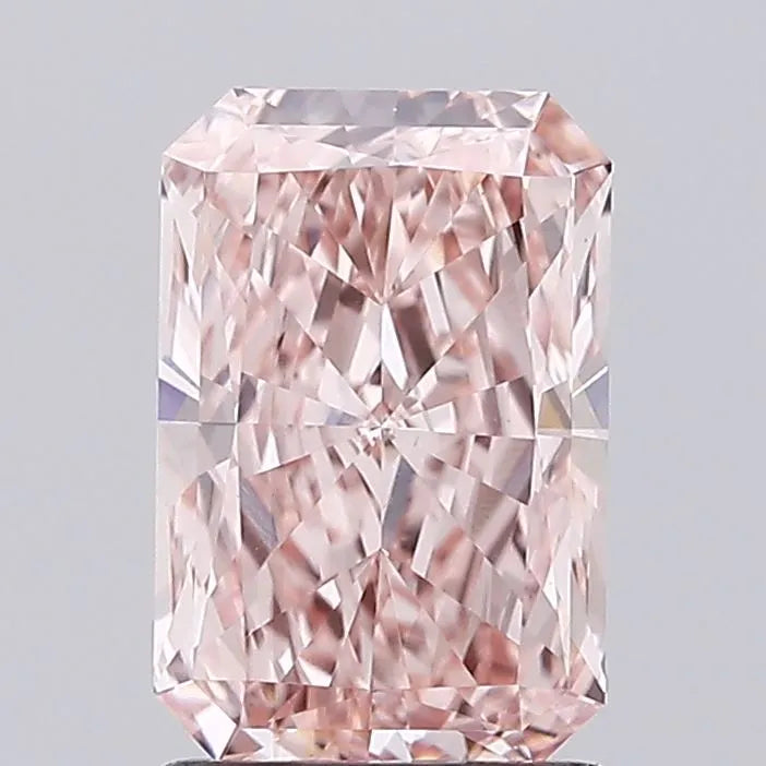 1.51ct Radiant Lab Grown Diamond (Colour Fancy Intense Pink, Clarity VS2, IGI Certified)