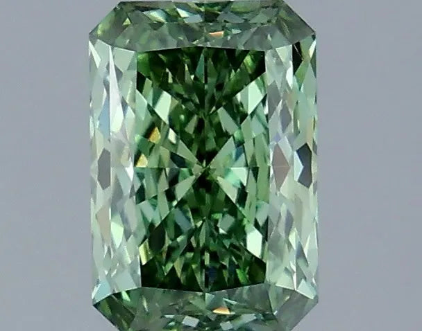 1.51ct Radiant Lab Grown Diamond (Colour Fancy Vivid Green, Clarity VS1, IGI Certified)