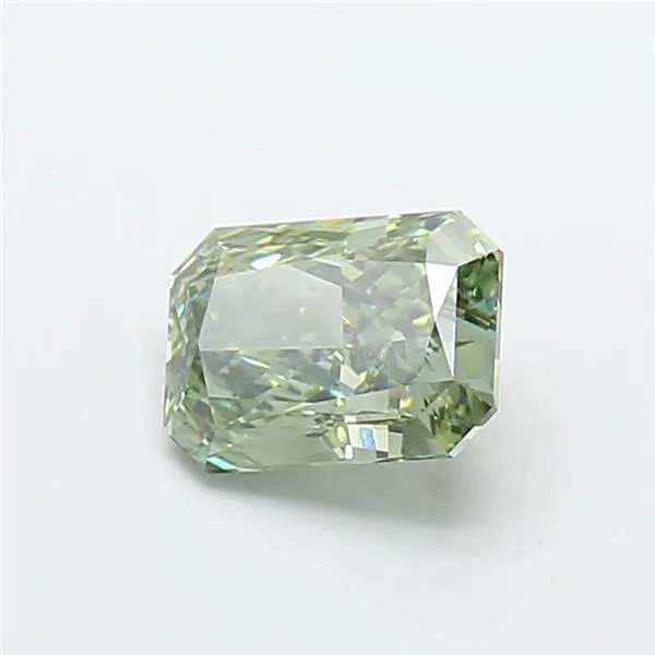1.51ct Radiant Lab Grown Diamond (Colour Fancy Vivid Green, Clarity VVS2, IGI Certified)