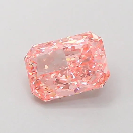 1.51ct Radiant Lab Grown Diamond (Colour Fancy Vivid Pink, Clarity VS1, IGI Certified)