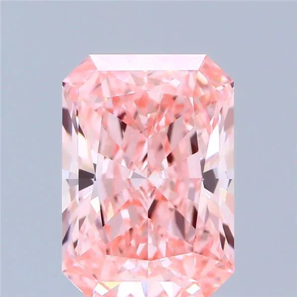 1.51ct Radiant Lab Grown Diamond (Colour Fancy Vivid Pink, Clarity VVS2, IGI Certified)