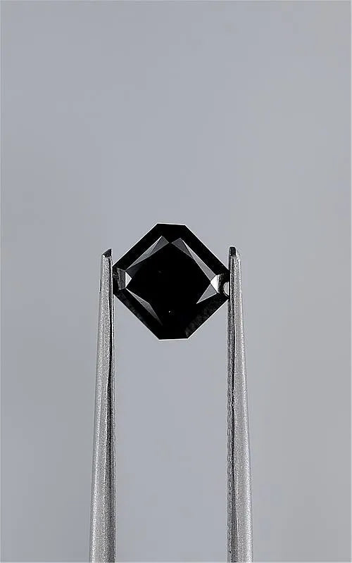 1.51ct Radiant Natural Diamond (Colour Fancy Black, Clarity VVS2, Cut EX, GIA Certified)