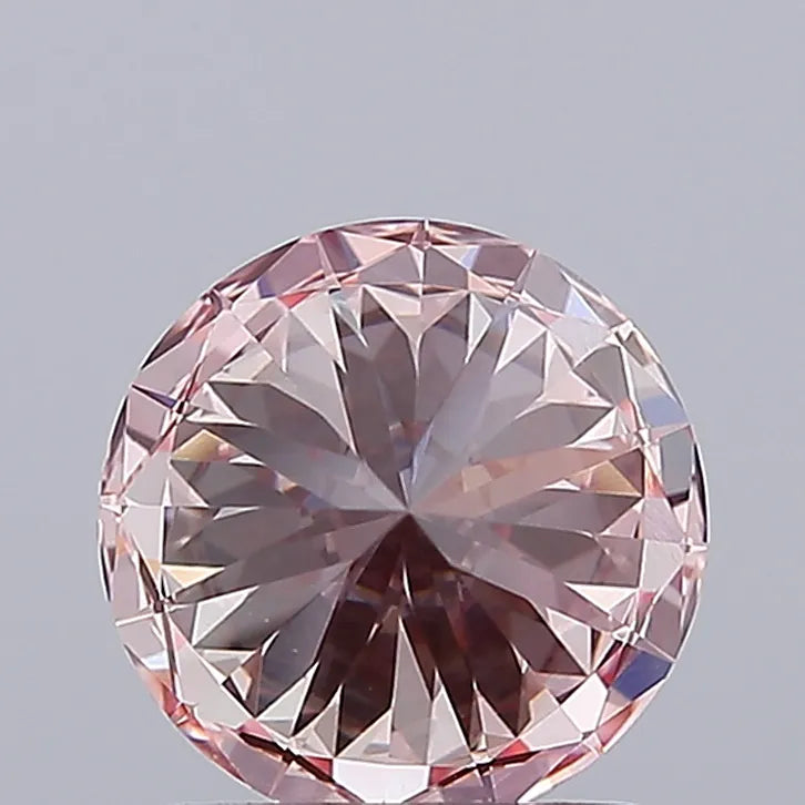 1.51ct Round Lab Grown Diamond (Colour Fancy Intense Pink, Clarity VS1, Cut ID, IGI Certified)