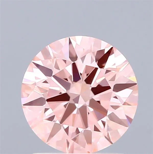 1.51ct Round Lab Grown Diamond (Colour Fancy Intense Pink, Clarity VVS2, Cut ID, IGI Certified)