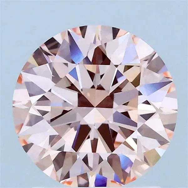 1.51ct Round Lab Grown Diamond (Colour Fancy Intense Pink, Clarity VVS2, Cut ID, IGI Certified)