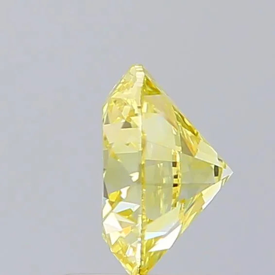 1.51ct Round Lab Grown Diamond (Colour Fancy Intense Yellow, Clarity IF, Cut ID, IGI Certified)
