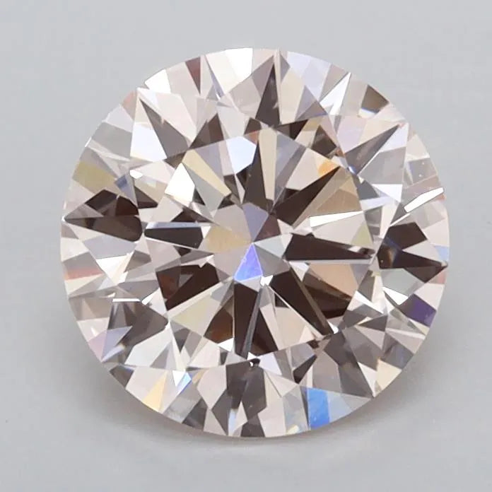 1.51ct Round Lab Grown Diamond (Colour Fancy Pink, Clarity VS1, Cut ID, IGI Certified)