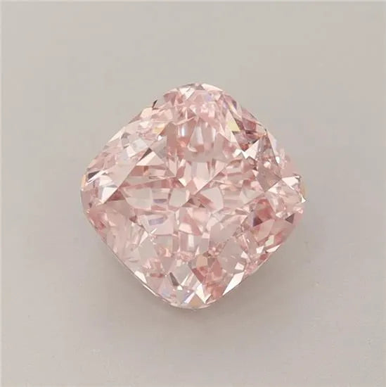 1.52ct Cushion brilliant Lab Grown Diamond (Colour Fancy Intense Pink, Clarity VVS2, IGI Certified)
