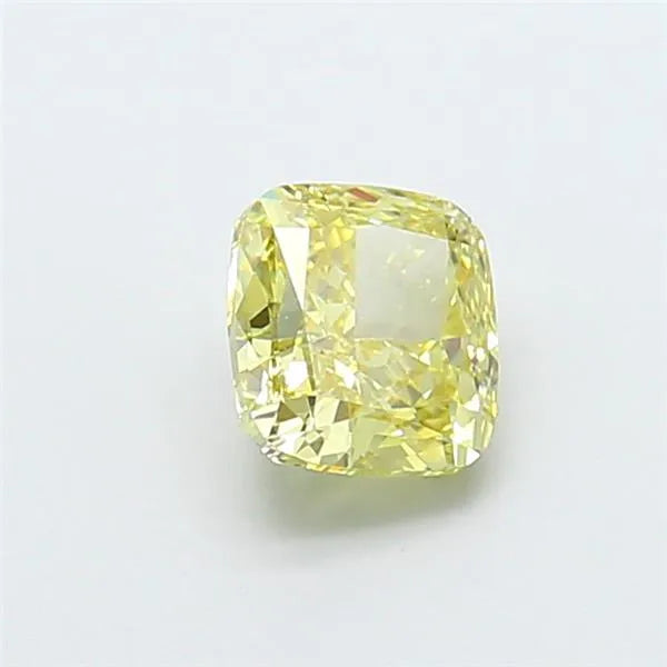 1.52ct Cushion modified Lab Grown Diamond (Colour Fancy Intense Yellow, Clarity VS1, IGI Certified)