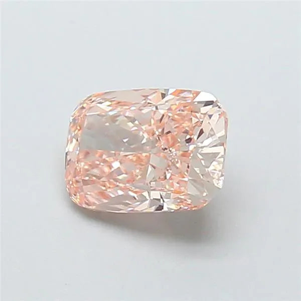 1.52ct Cushion modified Lab Grown Diamond (Colour Fancy Light Brown, Clarity VS1, IGI Certified)