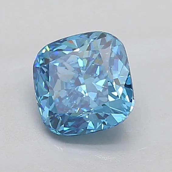 1.52ct Cushion modified Lab Grown Diamond (Colour Fancy Vivid Blue, Clarity VS1, IGI Certified)