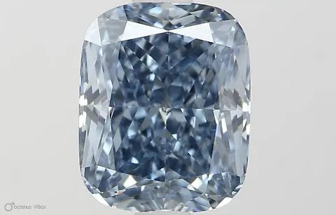 1.52ct Cushion modified Lab Grown Diamond (Colour Fancy Vivid Blue, Clarity VVS2, Cut VG, IGI Certified)