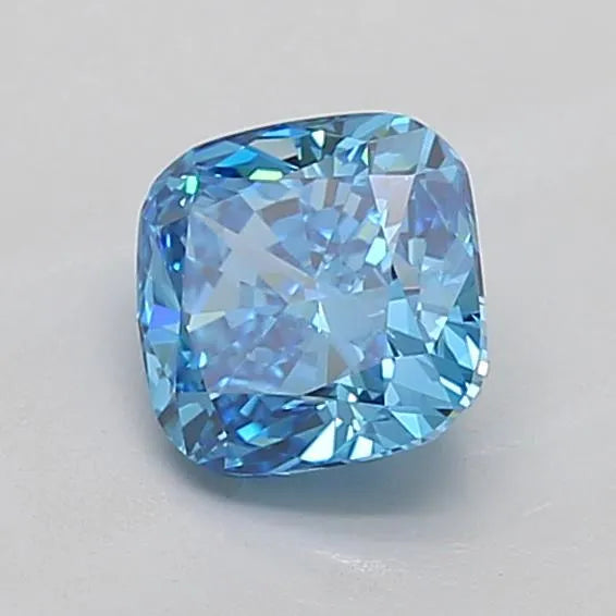 1.52ct Cushion modified Lab Grown Diamond (Colour Fancy Vivid Blue, Clarity VVS2, IGI Certified)