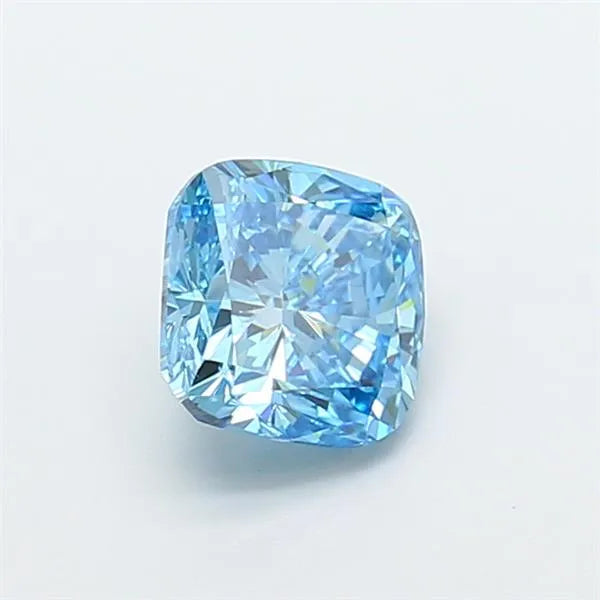 1.52ct Cushion modified Lab Grown Diamond (Colour Fancy Vivid Blue, Clarity VVS2, IGI Certified)